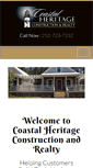 Mobile Screenshot of coastalheritage.com